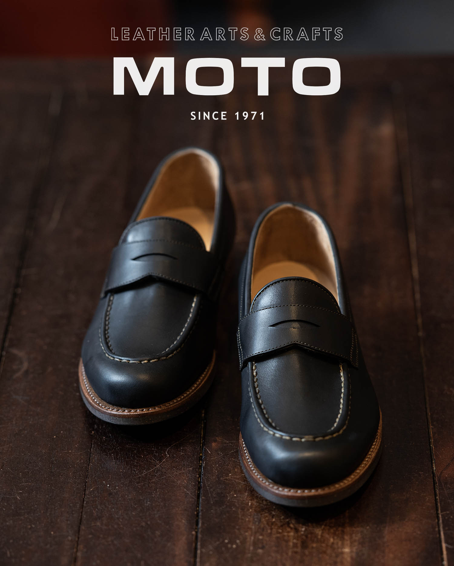 MOTO/size:1/ホーウィンラティーゴ/コインローファ/ダークネイビー