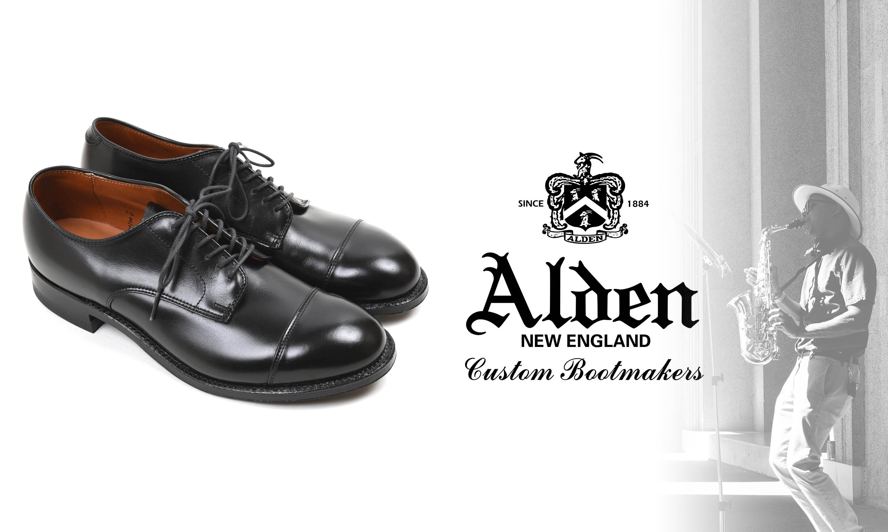 Alden オールデン 56610　ブラックカーフ　9.5D