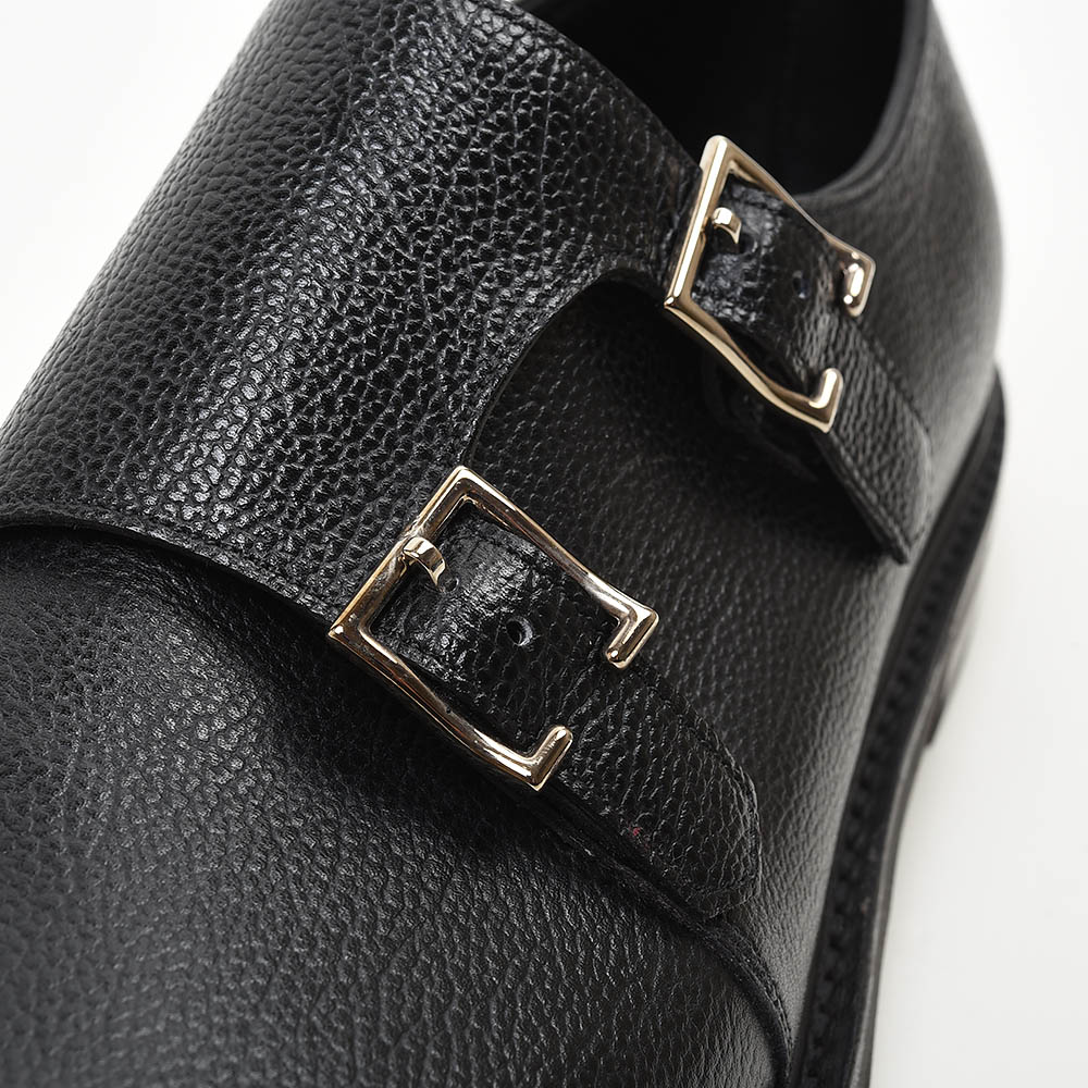 全天候ダブルモンク】ジョンロブ MORVAL BUFFALO BLACK 全天候ダブルモンク】ジョンロブ MORVAL BUFFALO BLACK