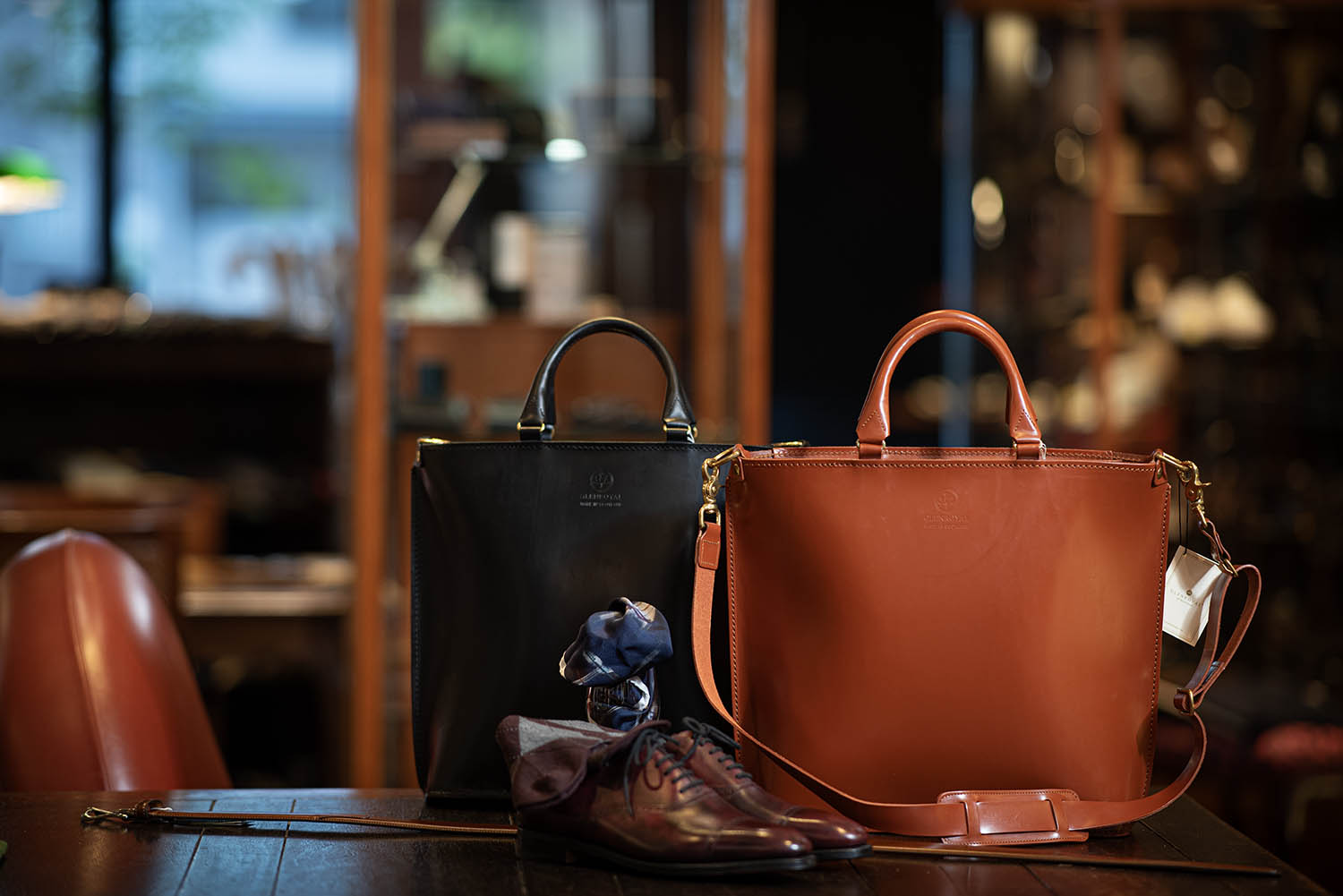 【最高級 本革】GLEN グレンロイヤル 本革トートバッグ ネイビー 最高級 本革】GLENROYAL グレンロイヤル 本革トートバッグ ネイビー