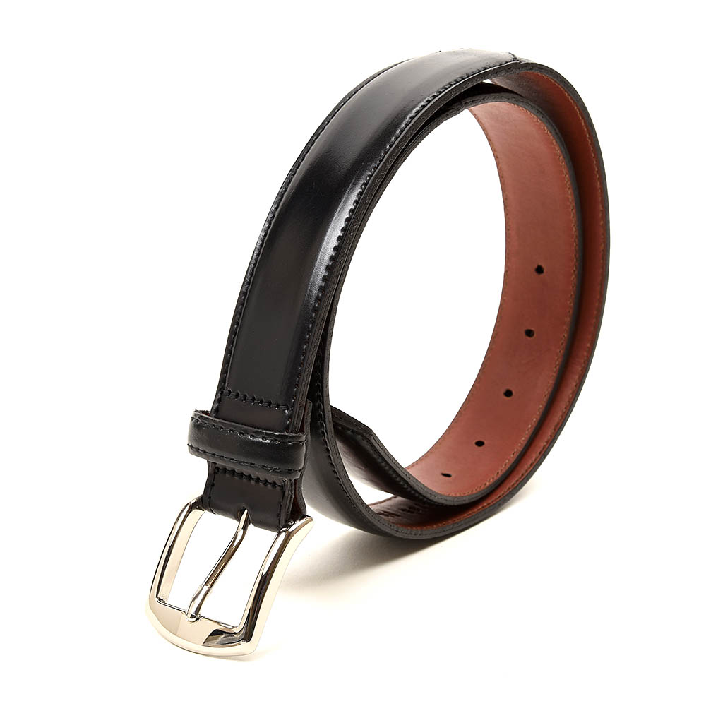 入荷 | ALDEN (オールデン) MB0915 CORDVAN Dress Belt BLACK メンズ