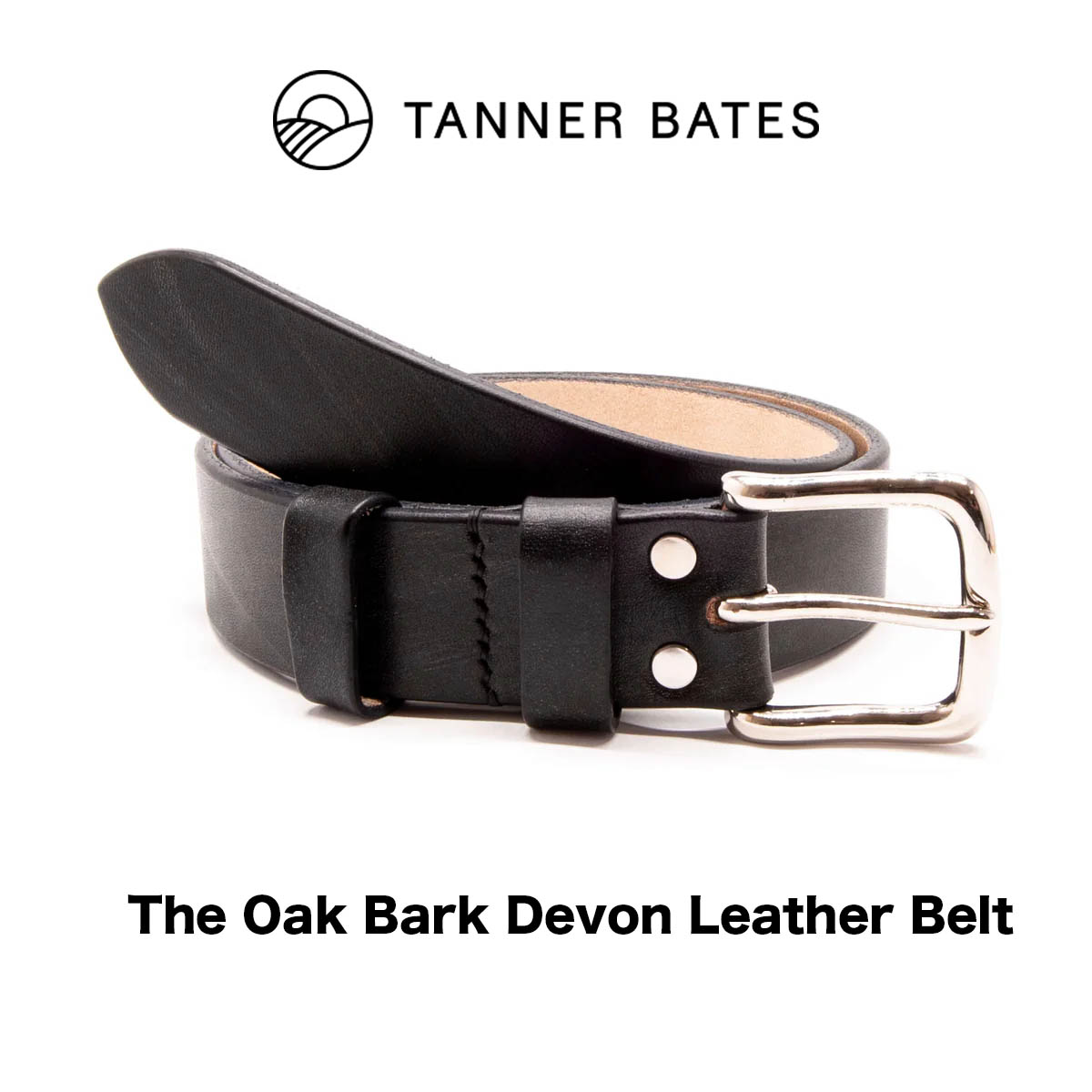 Devonleatherbeltblack