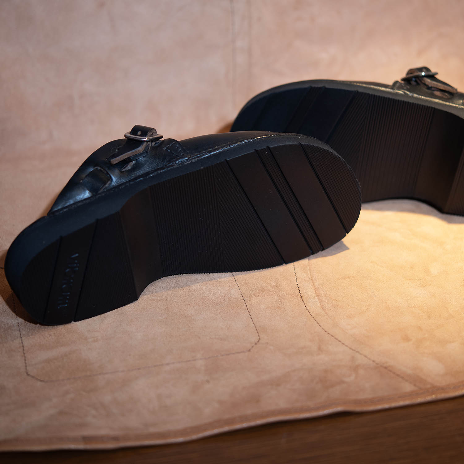 フェルナンドレザー Clog クロムエクセル ブラック レディース