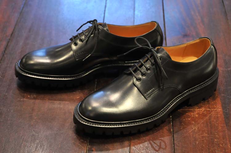 JOE WORKS 9月オーダー会時の受注分 黒プレーントゥJOE6ラスト