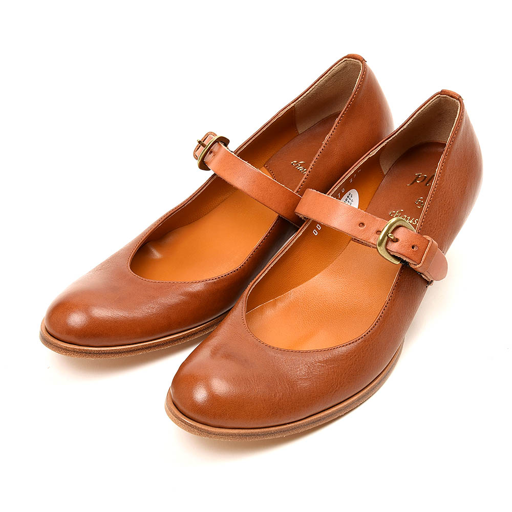 ショセ PC-570 ストラップシューズ ブラウン | 販売店 | (有)シューズ