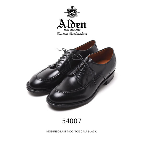入荷 | Alden (オールデン) 54007 MOC TOE CALF BLACK : NATORIYAのブログ