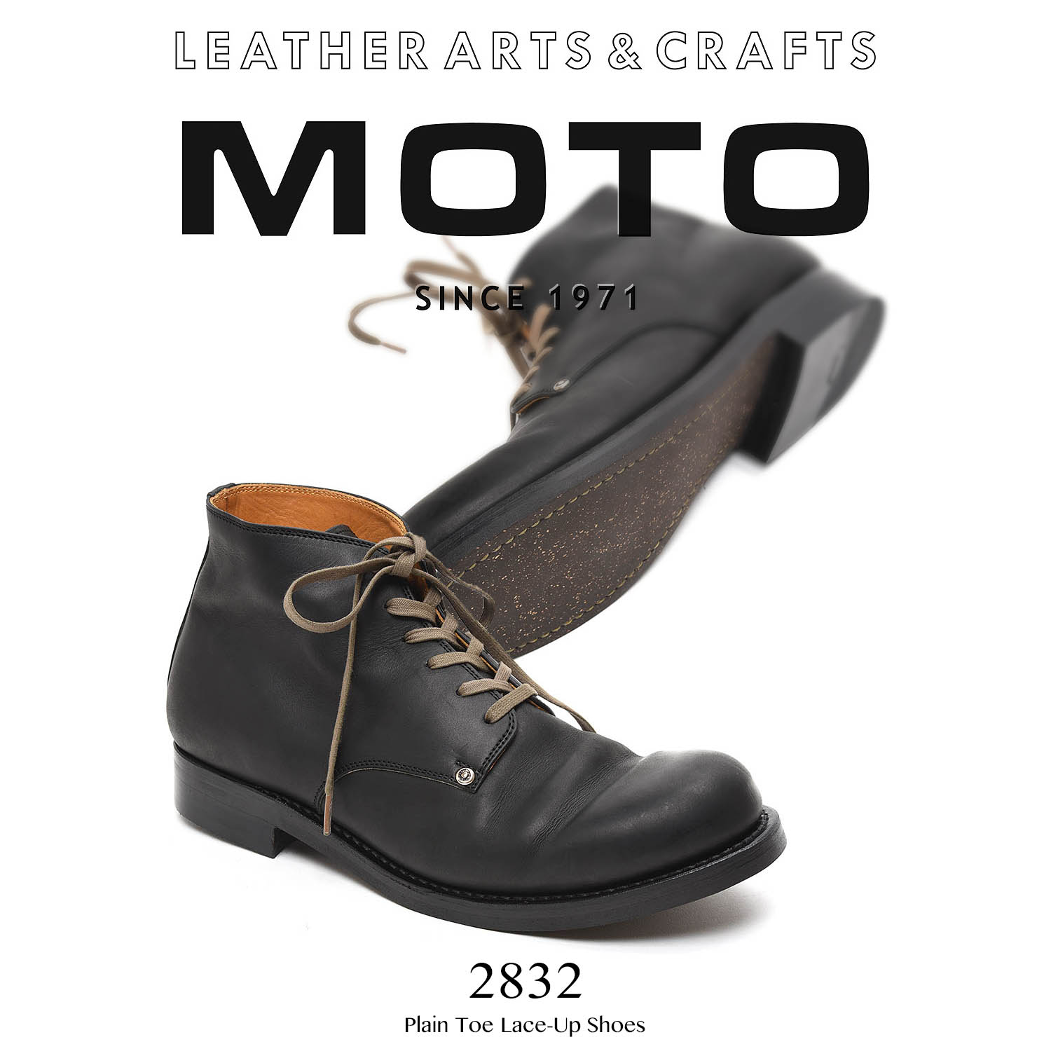 MOTO モト レースアップブーツ