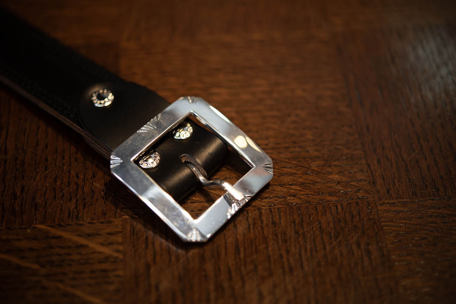 【試着のみ・希少】MOTO ホーウィン クロムエクセル ギャリソンベルト 36 N&J x BW クロムエクセル・ギャリソンベルト | Button Works