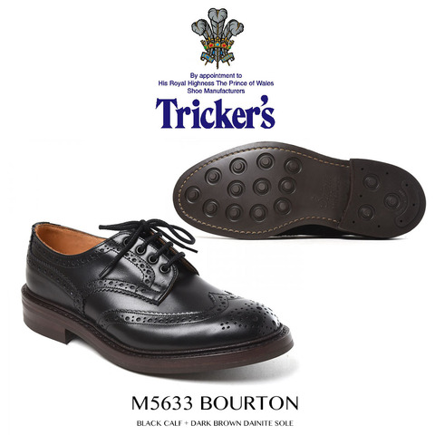 入荷 | Tricker's (トリッカーズ) M5633 BOURTON カーフ ダイナイト