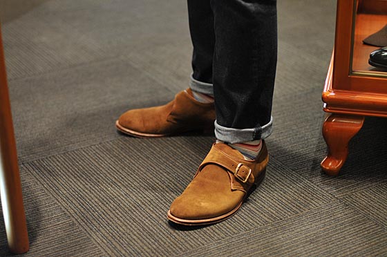 ALDEN オールデン スウェード シングルモンクストラップ