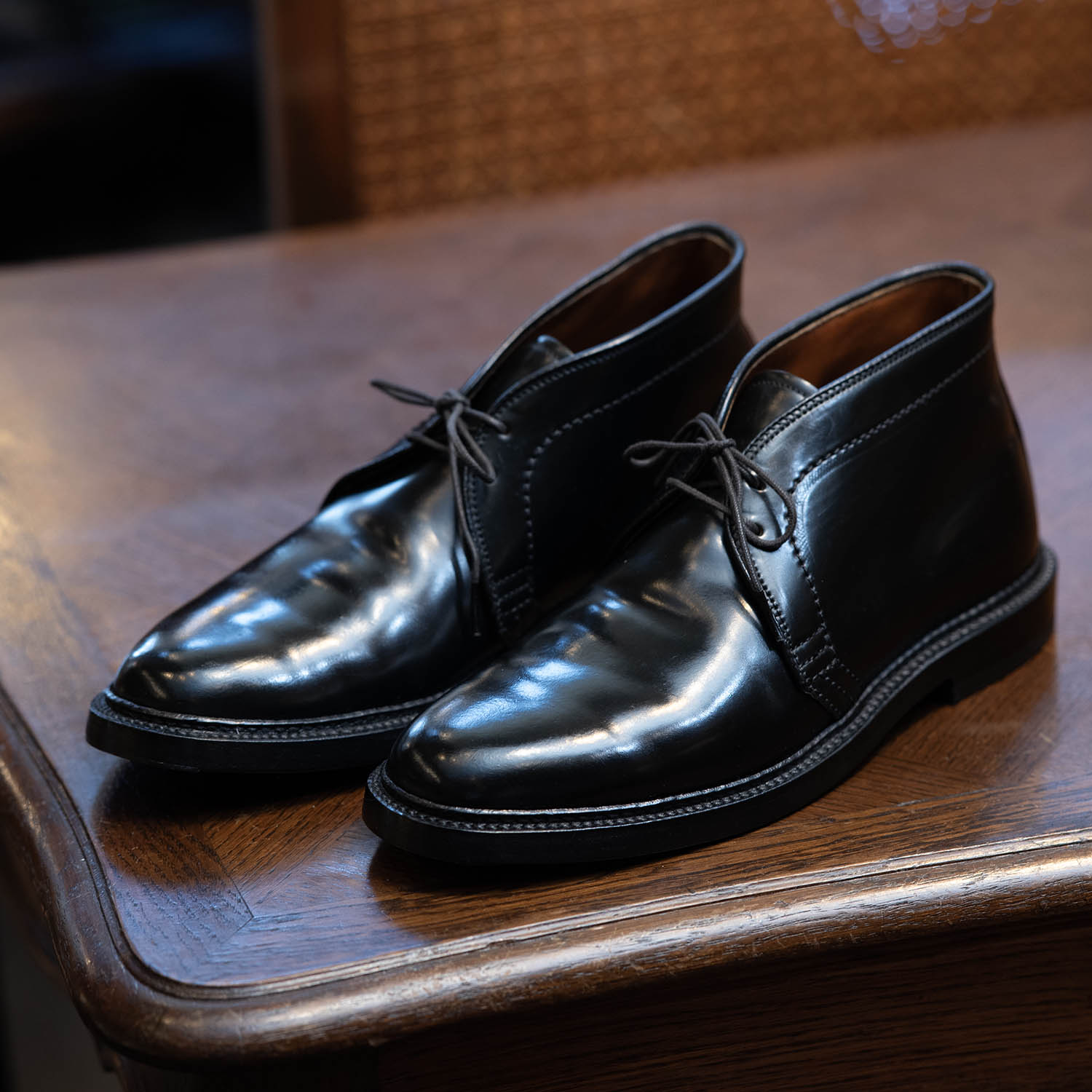 Alden(オールデン) チャッカブーツコードバン1340 E ブラック Alden(オールデン) チャッカブーツコードバン1340 E ブラック