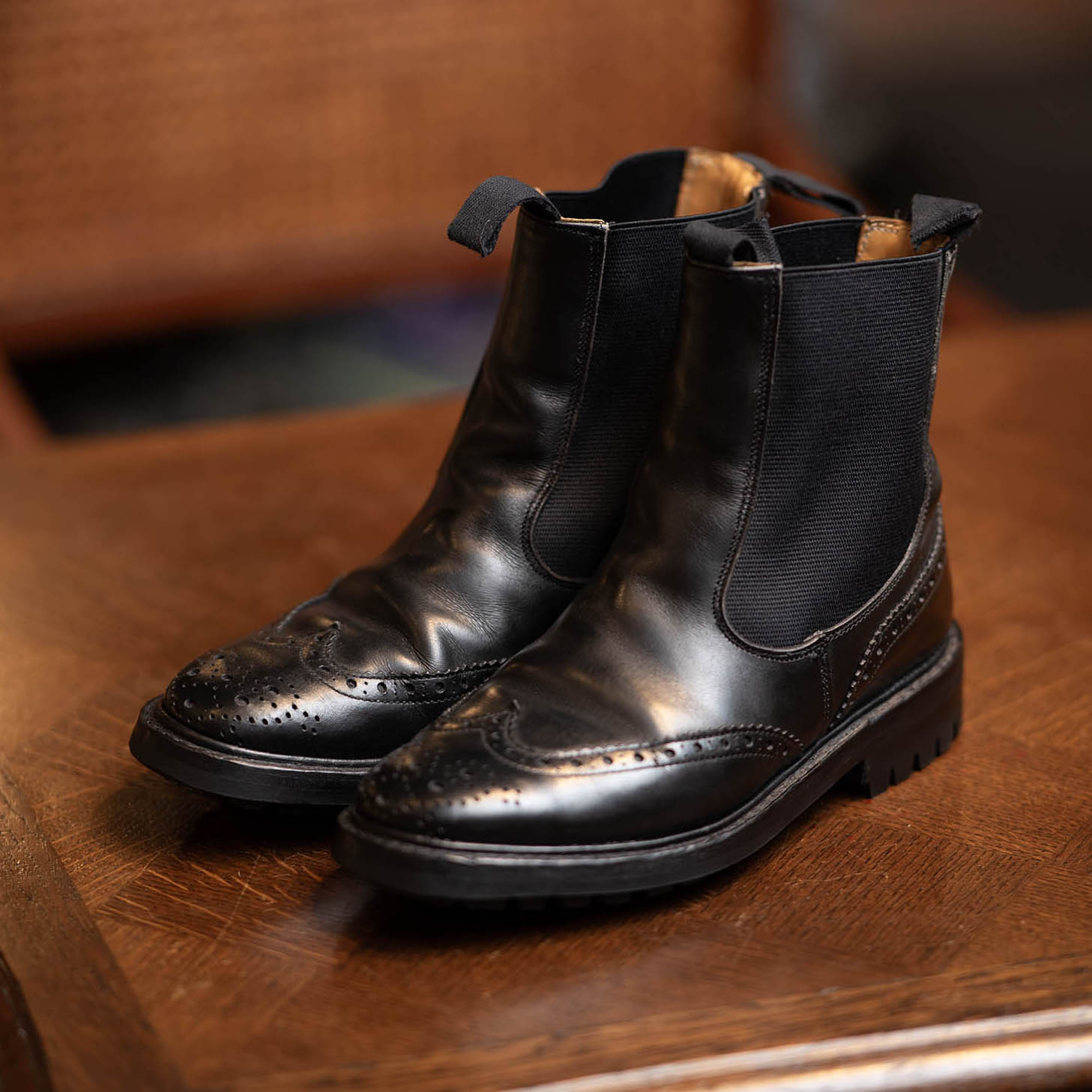 Tricker's ベージュ ハイカットブーツ 6 1/2