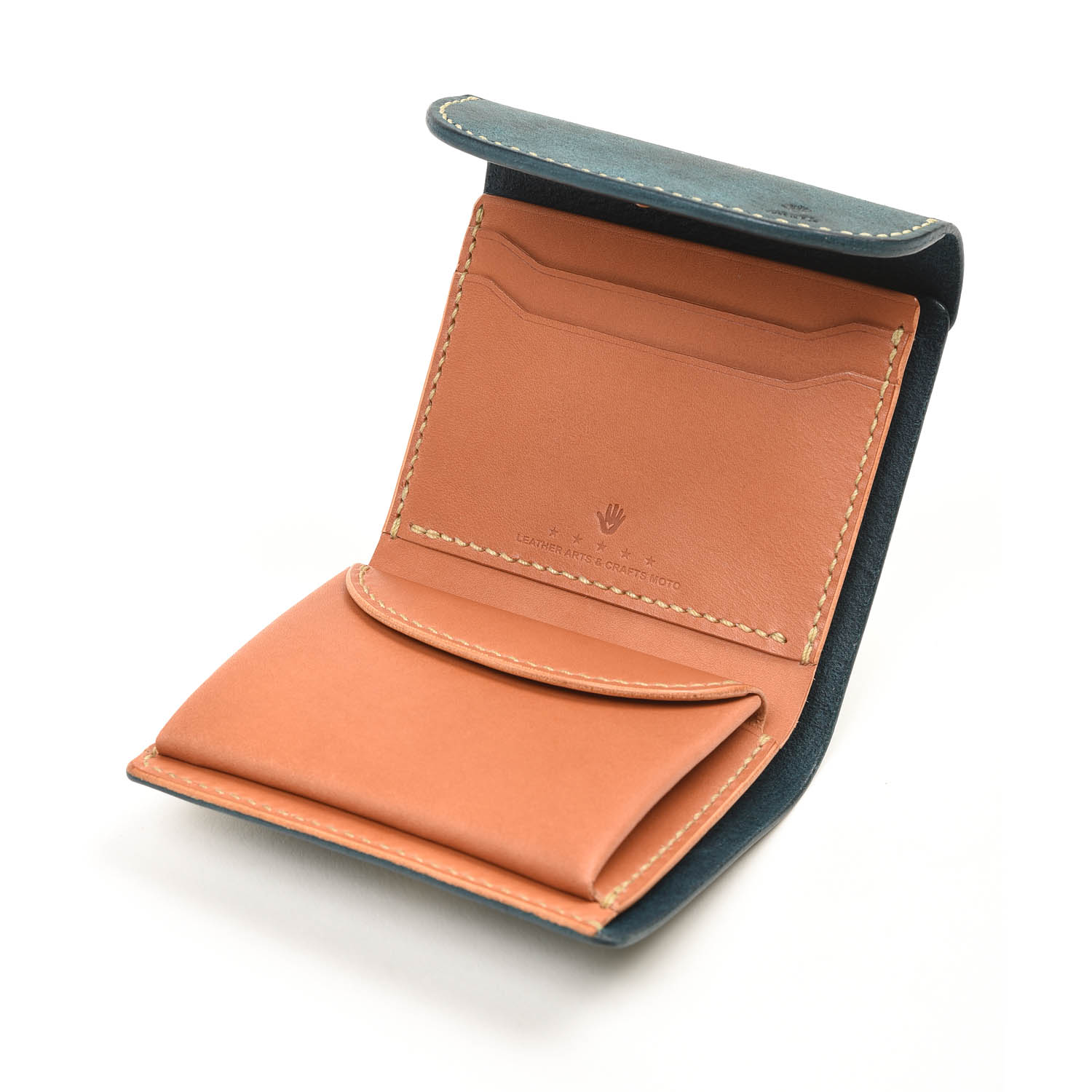 MOTO W5R 3つ折ミニウォレット BLUE | 販売店 | (有)シューズ MOTO W5R 3つ折ミニウォレット BLUE | 販売店 | (有)シューズ