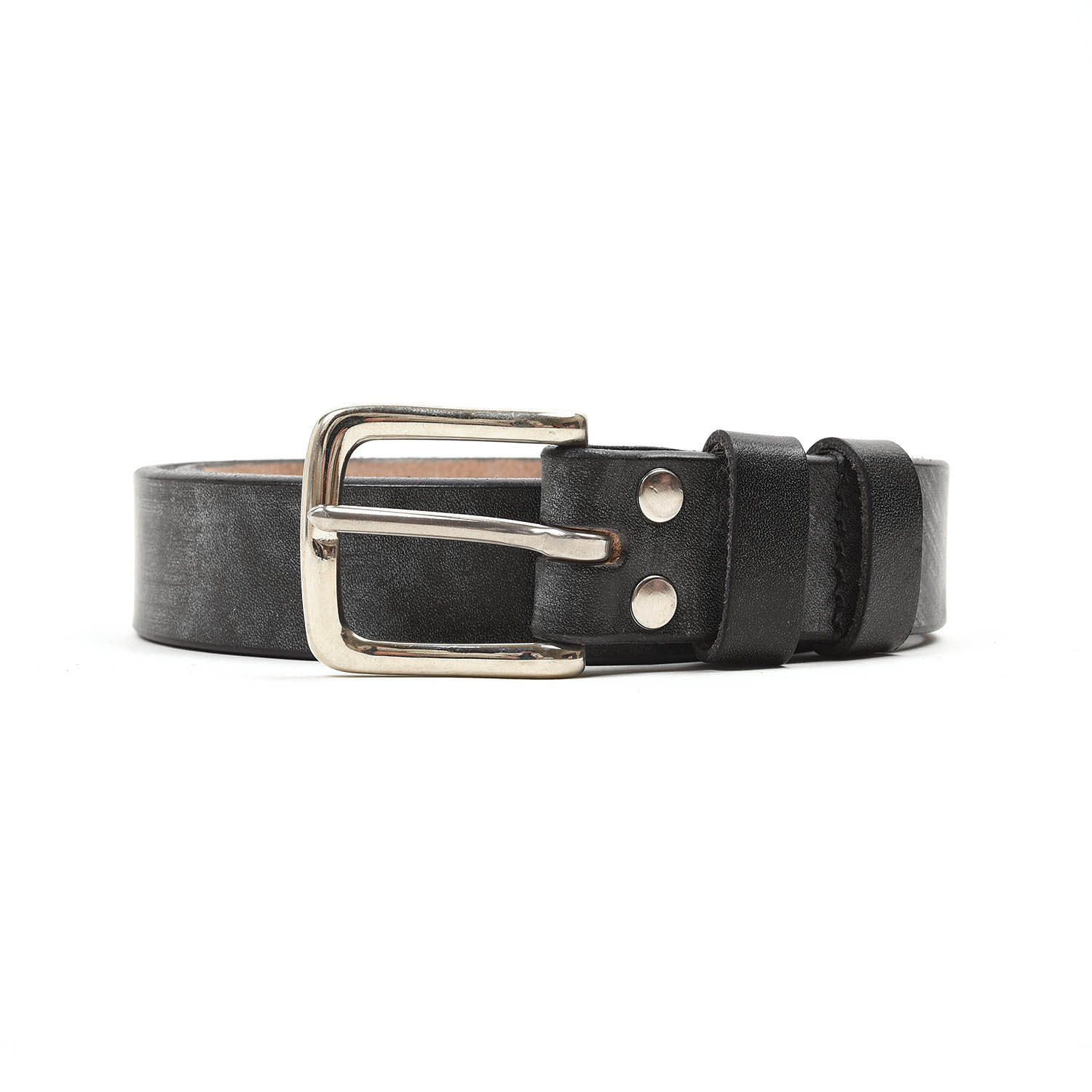 TANNER BATES OAK BARK DEVON BELT 32mm ブラック 販売店 (有)シューズサロンなとりや (8 24以降発送)ジョンロブ カーフベルト サイズ=80