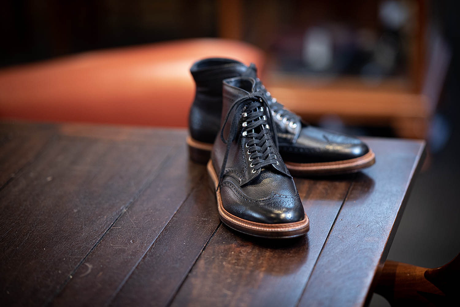 Alden 6インチブーツ カーフ バリーラスト 8 1/2｜靴