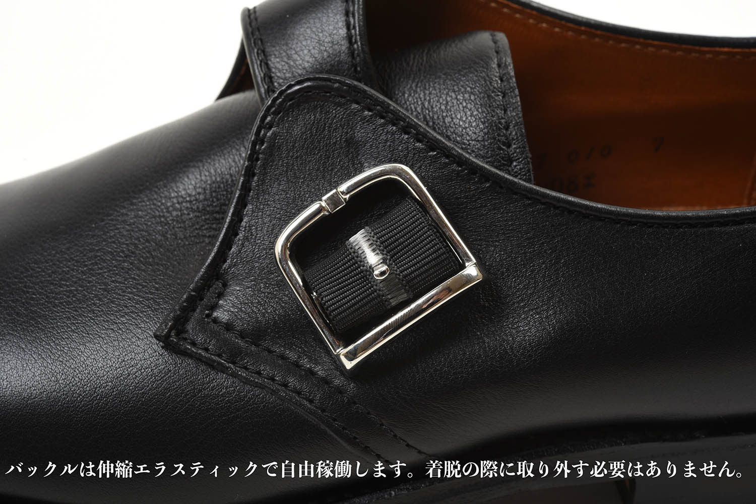 オールデン N1408L Military Monk Strap Shoes Ladycalf Black