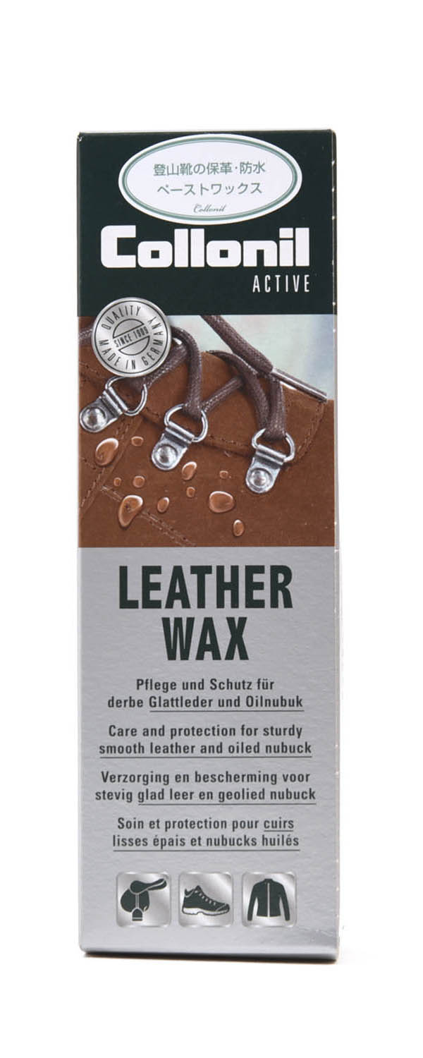 コロニル LEATHER WAX 外箱デザイン