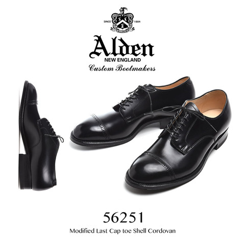 入荷 | Alden (オールデン) 56251 モディファイド キャップトゥ