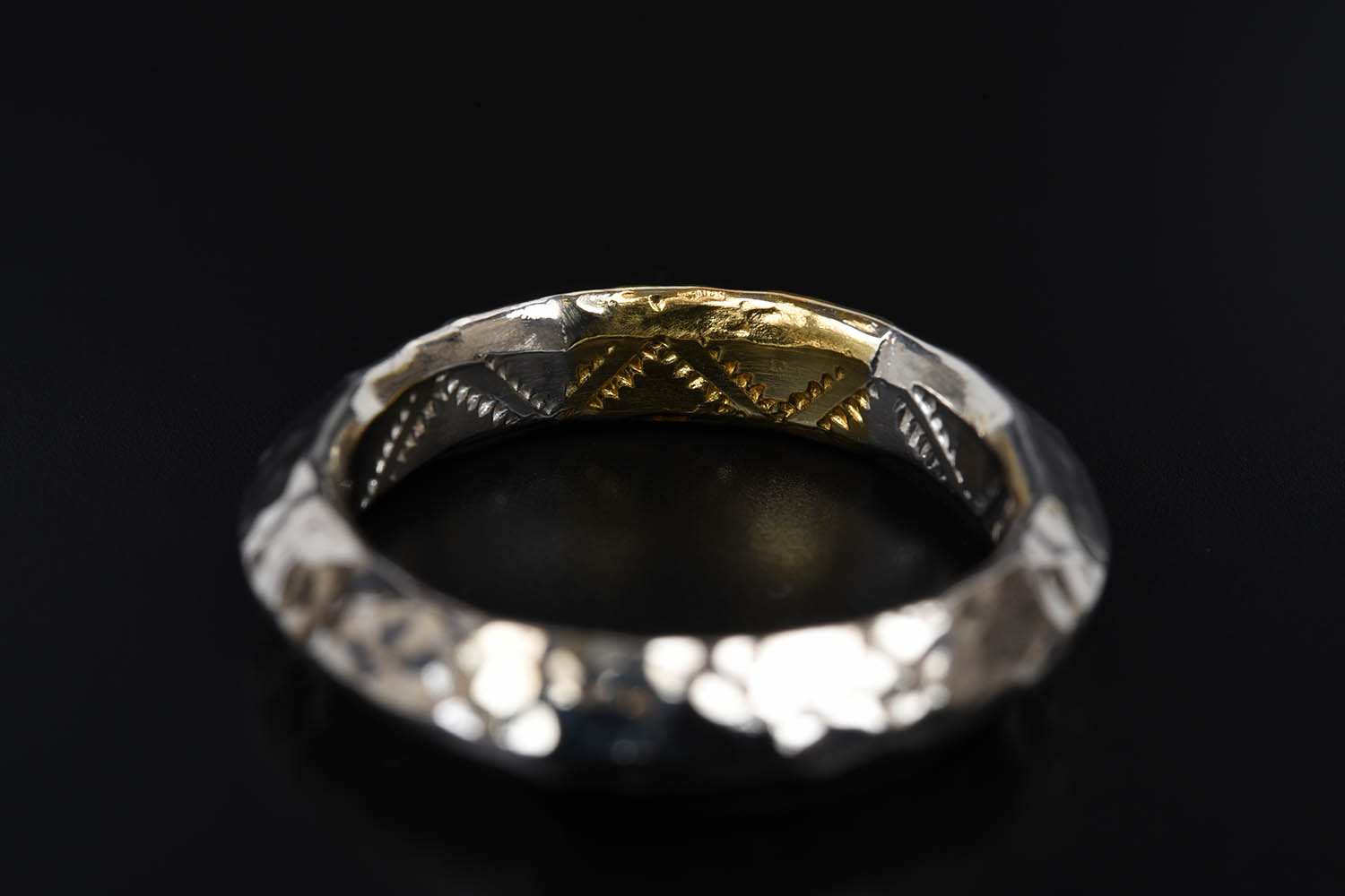 MOTO TSUKI TO TAIYO リング 月と太陽 モト （999SILVER&K24 RING 