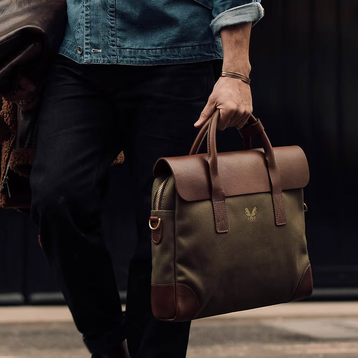 デニムバッファローチャーム★アニマル革タグ№3 デニムバッファローチャーム☆アニマル革タグ№3 BENNETT WINNCH