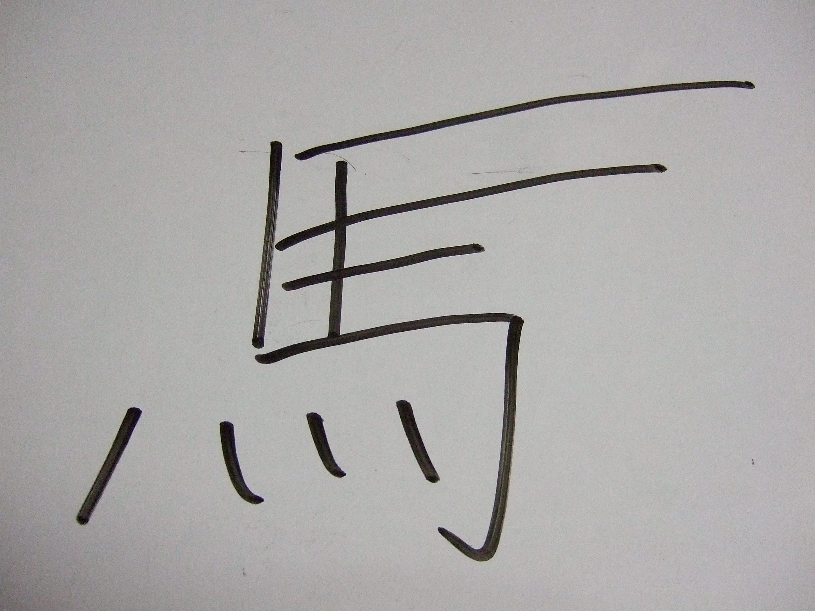 新漢字 馬 夏型アムステルダム