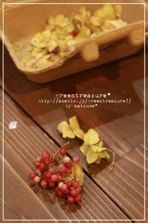 green treasure*～なつめの手仕事日記