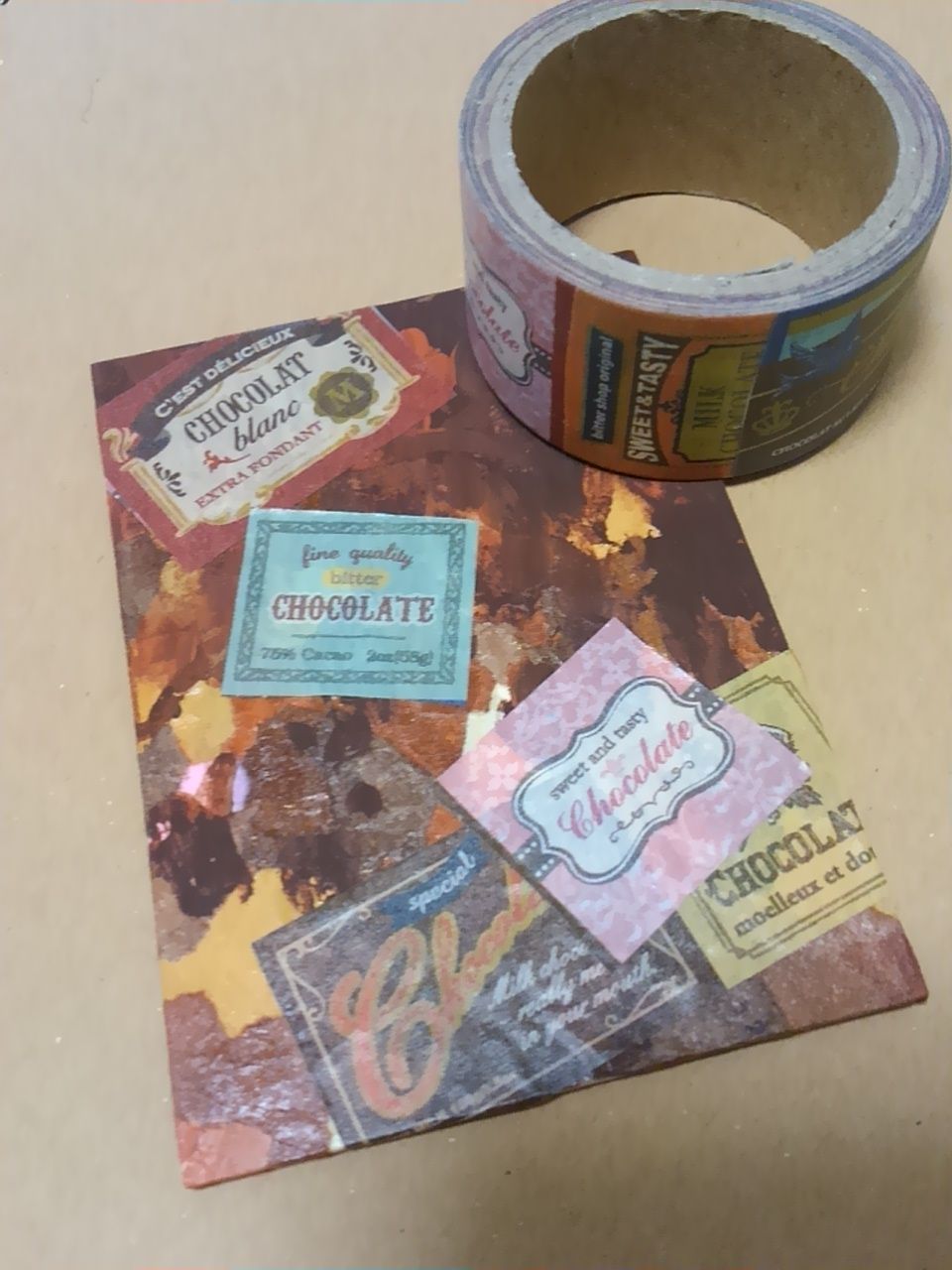 Chocolate マスキングテープ利用法 Voice Palettes Chocolate マスキングテープ利用法 Voice Palettes