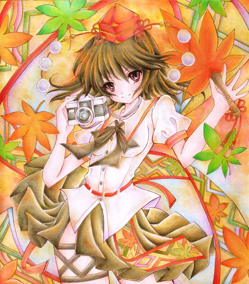 射命丸 文 紅葉 のんびりイラストlife 射命丸 文 紅葉 のんびりイラストlife