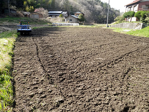 トラクターで耕うん除草 愛知の田舎で古民家暮らし