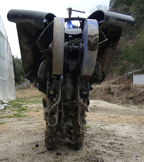 溝切り管理機と歩行型耕うん機 : 愛知の田舎で古民家暮らし