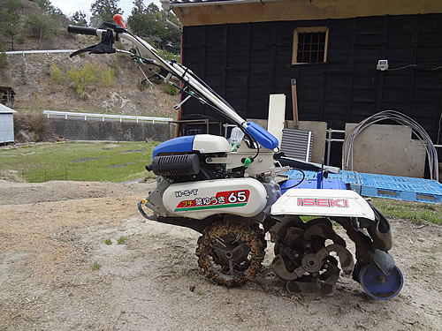 溝切り管理機と歩行型耕うん機 : 愛知の田舎で古民家暮らし