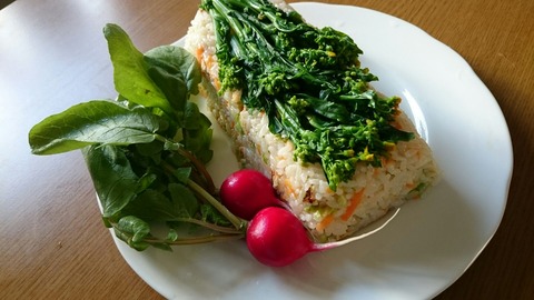 つれづれに書いてみました...春キャベツ寿司