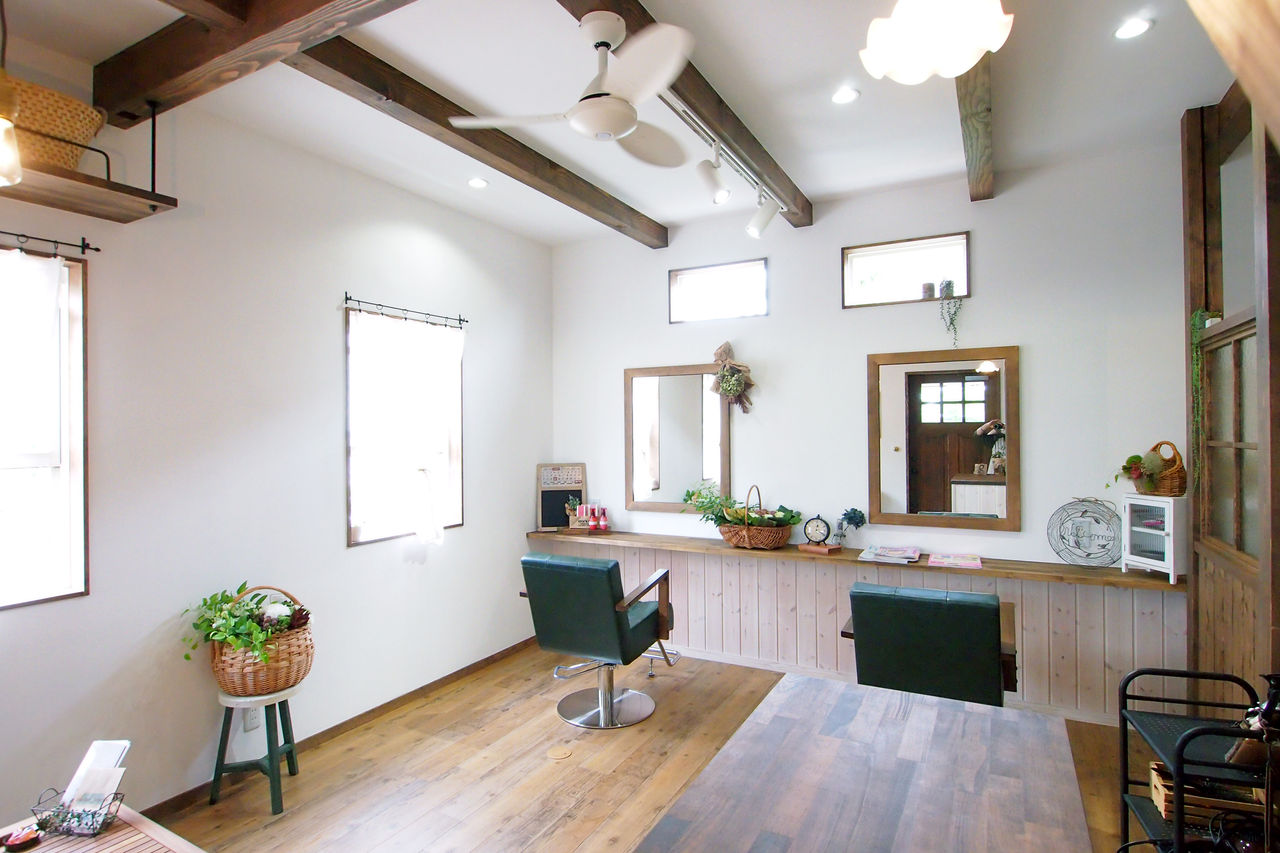隠れ家のようなかわいい美容院 完成しました Nature Home