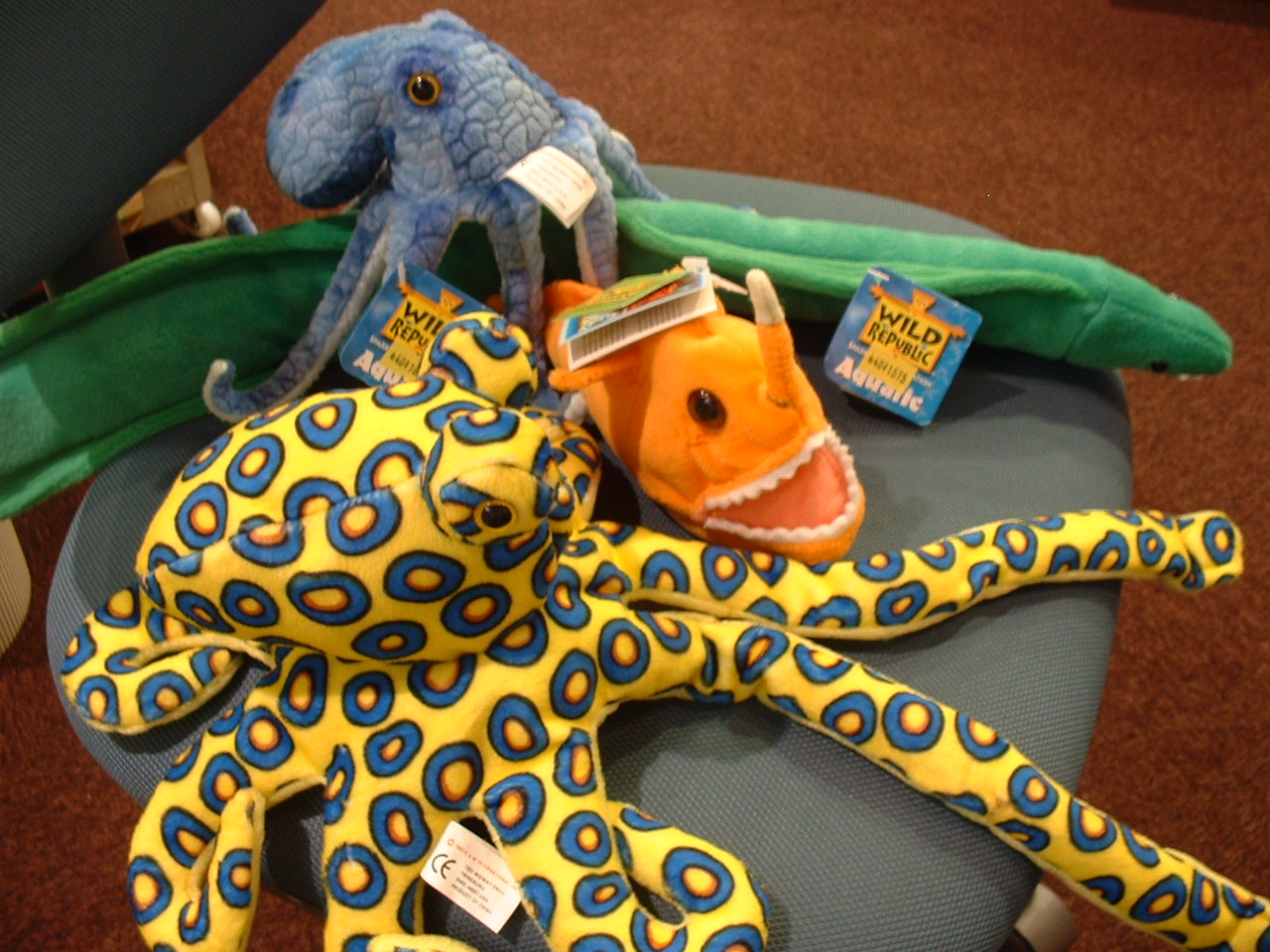 ウツボ タコ アンコウのぬいぐるみ ミュージアムショップブログ