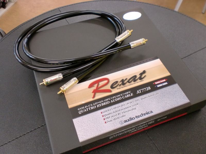 オーディオテクニカ　Rexat AT7728 クワトロハイブリッドラインケーブル AT7728 Rexat クワトロハイブリッドラインケーブル audio