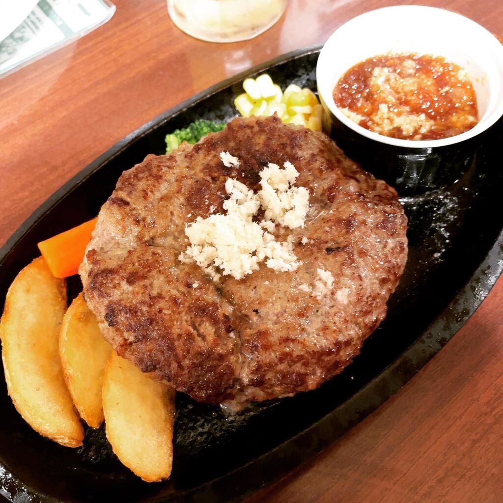 池袋 宮崎亭 山わさび和牛ハンバーグ 280g なずなにきのグルメブログ 池袋 宮崎亭 山わさび和牛ハンバーグ 280g なずなにきのグルメブログ