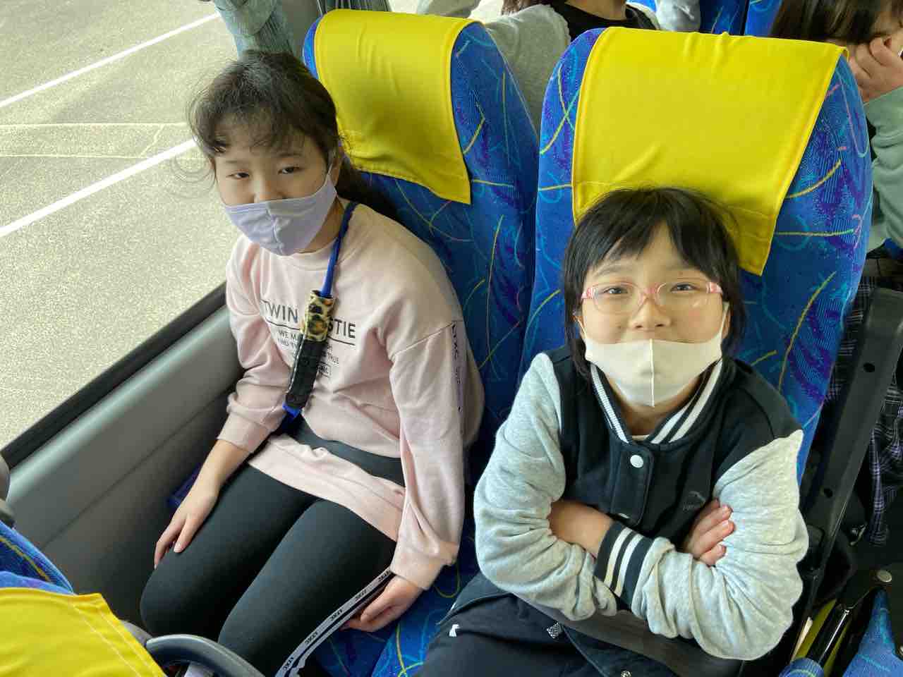 2号車 ビデオ鑑賞中 21 冬合宿 Cコース