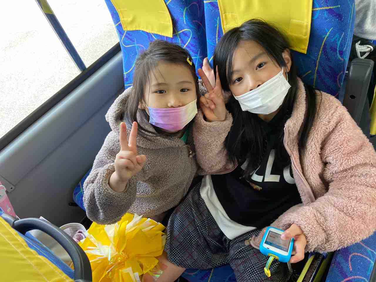 2号車 ビデオ鑑賞中 21 冬合宿 Cコース