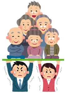 年金生活を支える、子ども