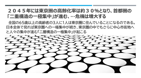 首都圏の高齢化危機