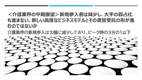 介護業界の中期展望