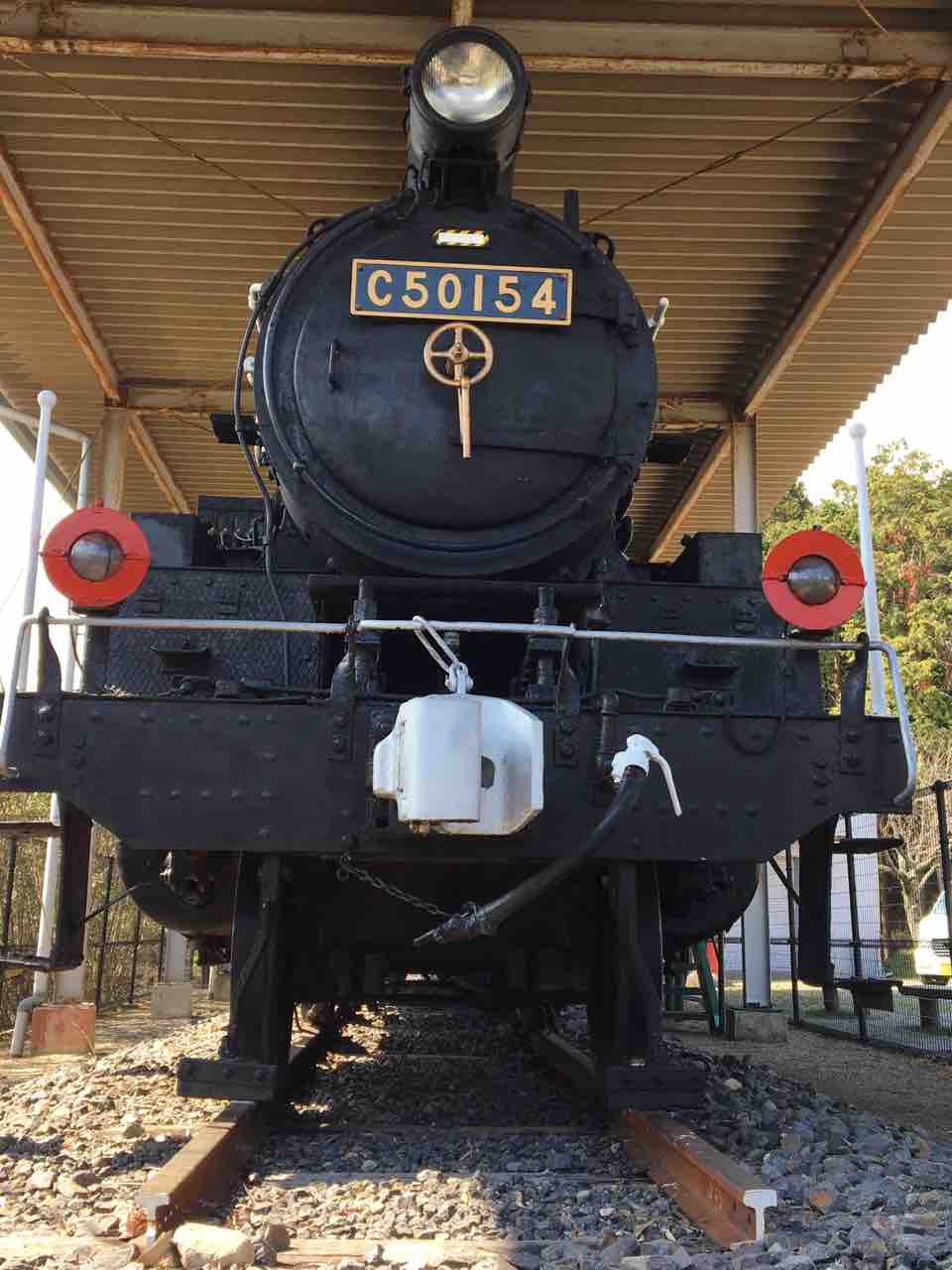 観音山公園の蒸気機関車 亀山市 C５０型１５４号機 ラストナンバー 年を刻む 年輪