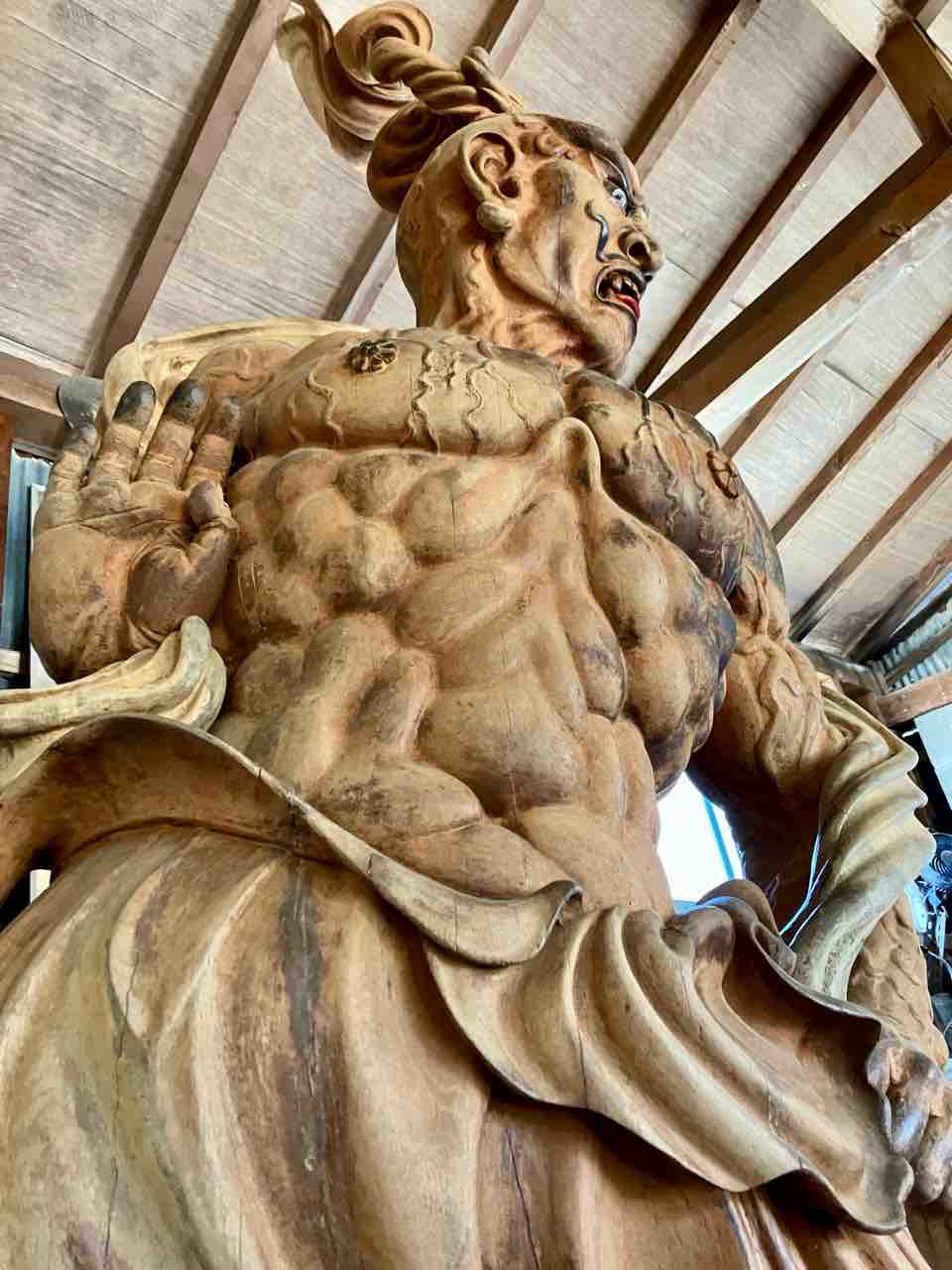 Act86 河合さんちの金剛力士像（熊野市）〜阿形の金剛力士が