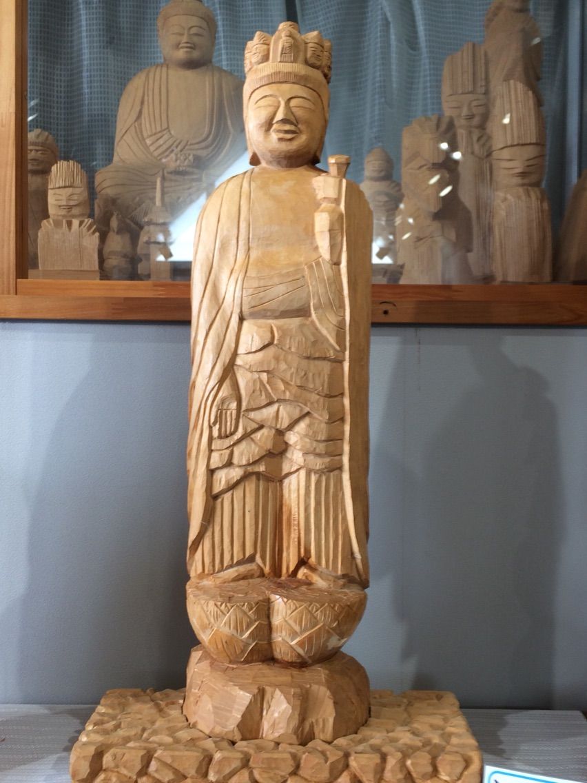 十一面観世音菩薩、円空仏模刻、春日部市観音院、