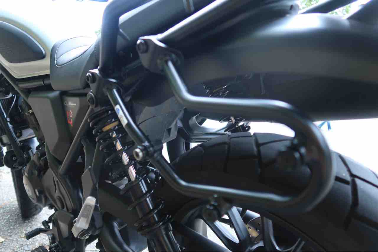 CL250、サドルバッグサポート装着。 : 古跡探訪録