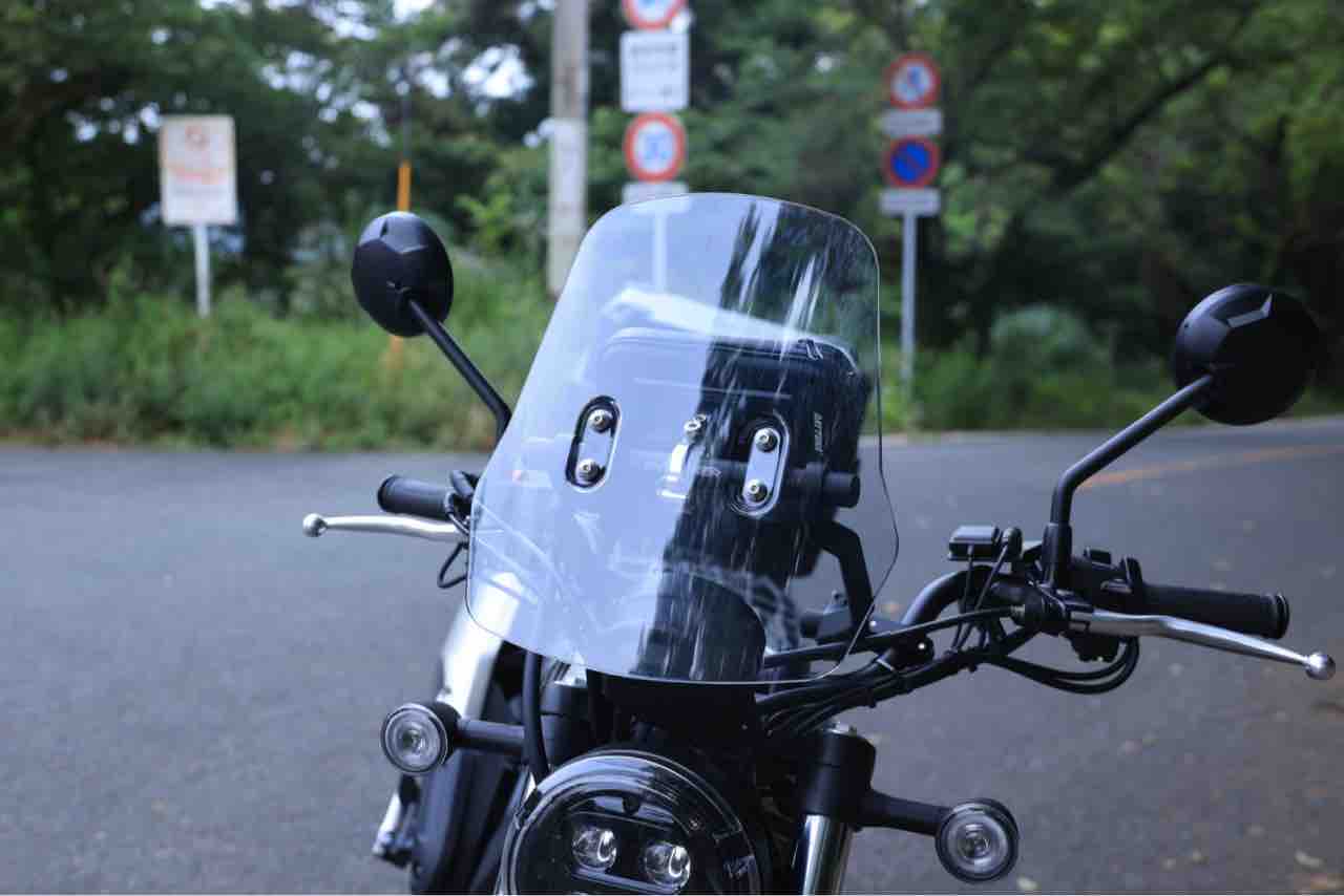 CLにウインドスクリーンを追加 : 古跡探訪録