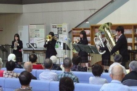 柏の葉高等学校吹奏楽部 訪問演奏会 国立がん研究センター東病院看護部のblog