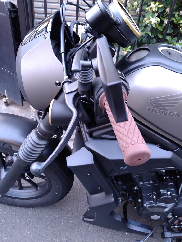 レブル 当て逃げ されました 今日もテキトーに