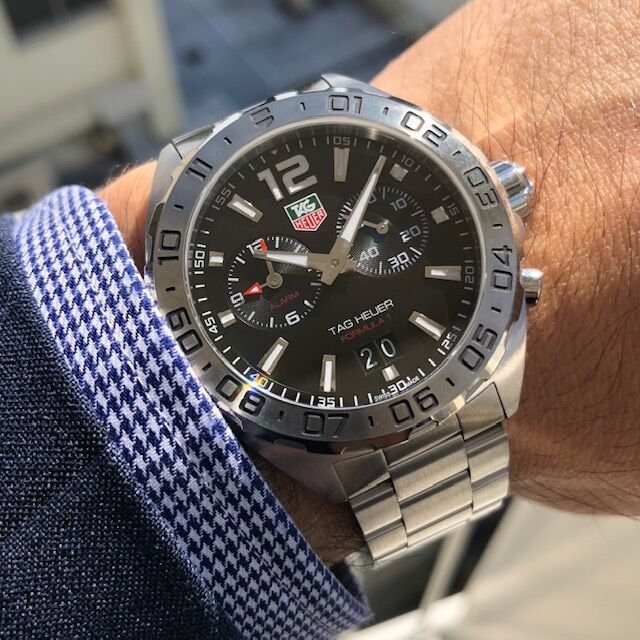 タグホイヤー TAG HEUER WAH111B.BA0850 フォーミュラ1 アラーム デイト クォーツ メンズ _760500