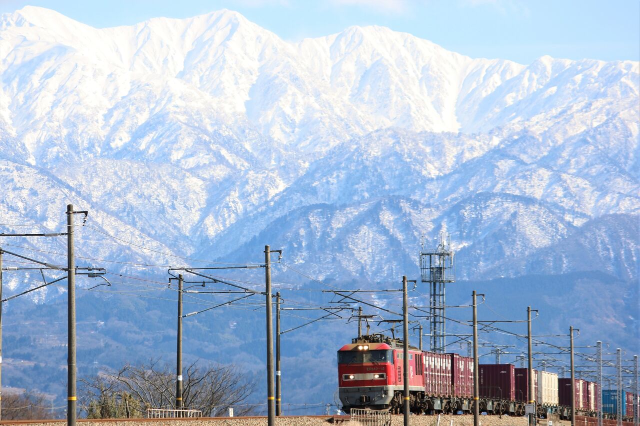 富山の鉄道冬景色 あいの風とやま鉄道を走るjr貨物 鉄道探検隊 富山の鉄道冬景色 あいの風とやま鉄道を走るjr貨物 鉄道探検隊